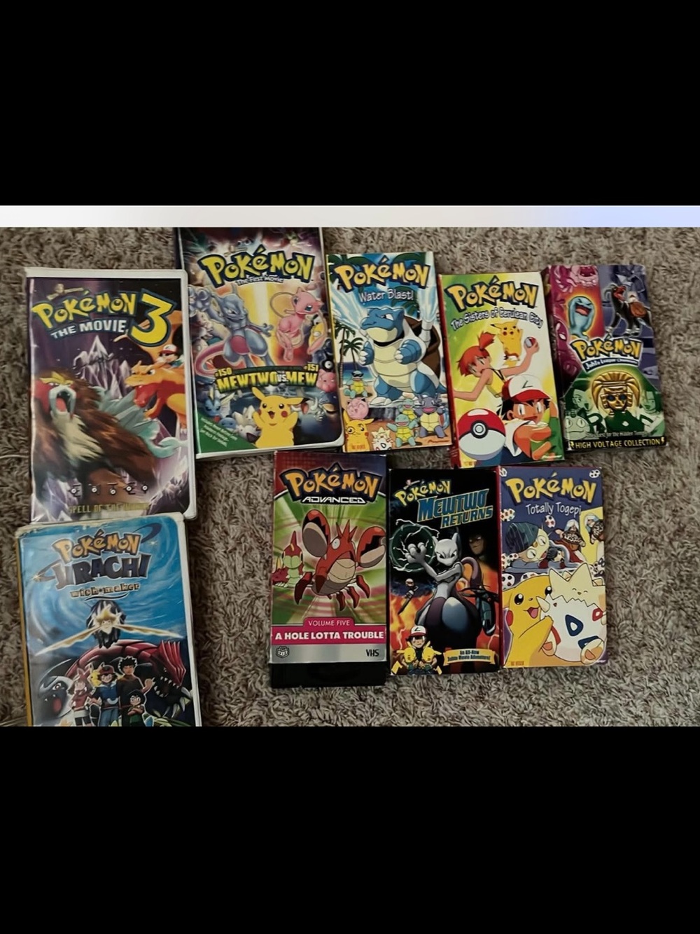 VHS Movie Collection - Assorted Color Cases - Brand